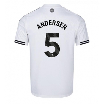 Billige Fotballdrakt Fulham Joachim Andersen #5 Replika Hjemmedrakt 2025-26 Kortermet